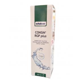 Soluzione disinfettante per lenti a contatto RGP Consin plus di Schalcon